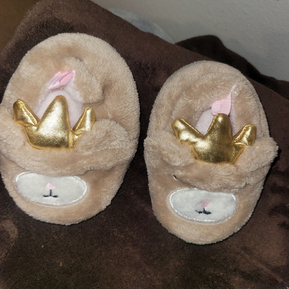 Size 2 princess toddler slippers